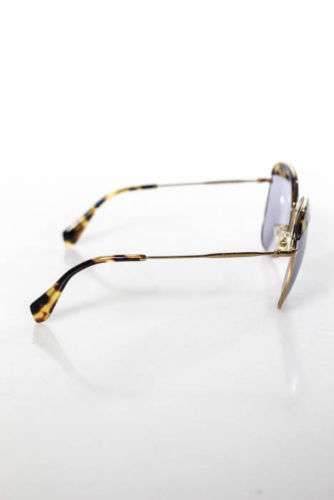 Miu Miu SMU 53Q Tortoise Shell Rectangle Sunglasses $330 New In Case Sunglasses Offers In america